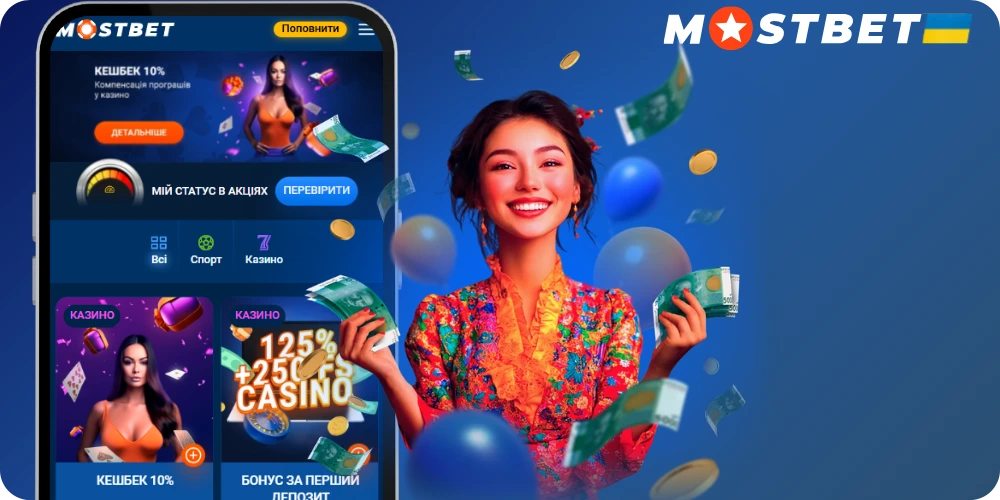 Mostbet UA бонусная лотарея